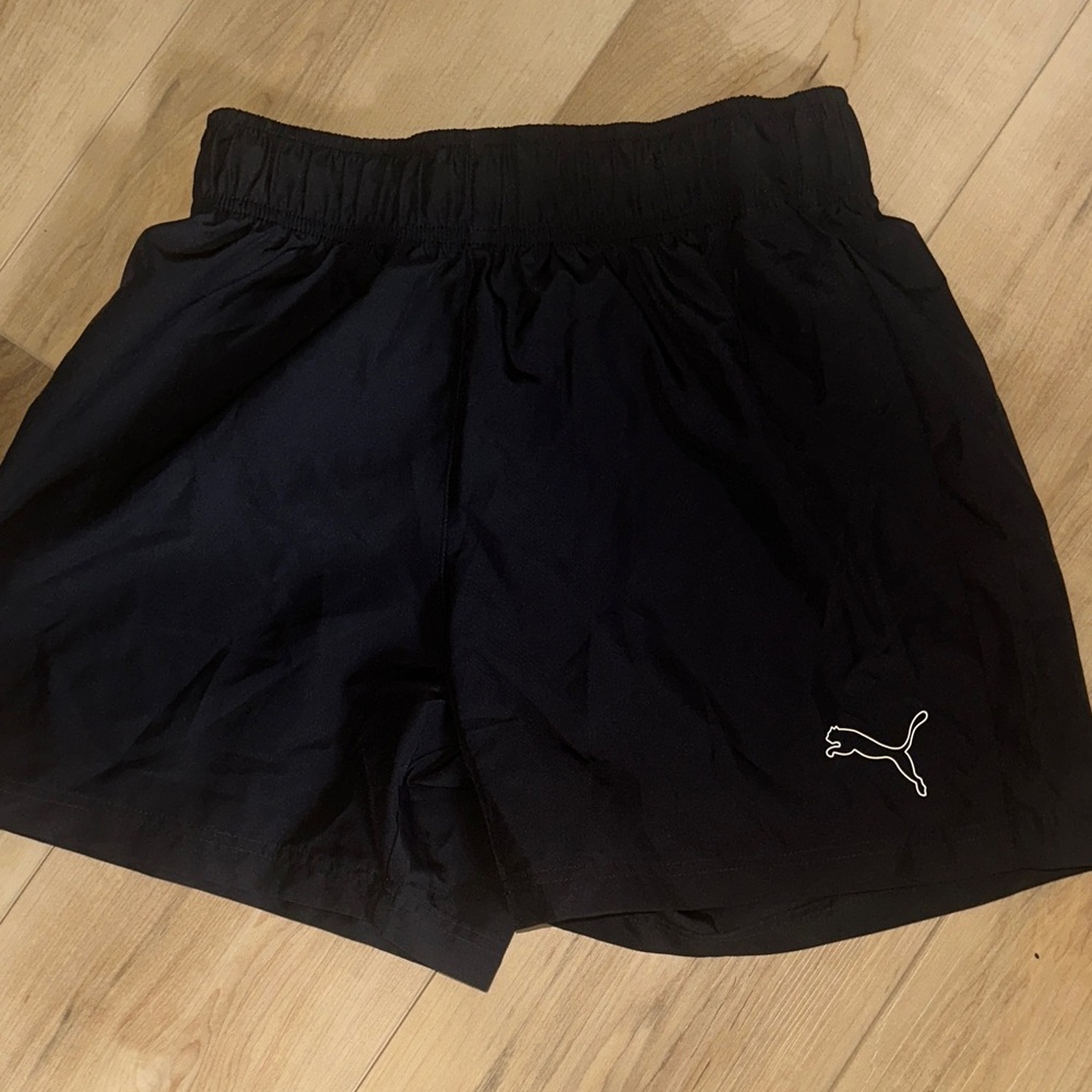 Puma Men's Black Athletic Shorts